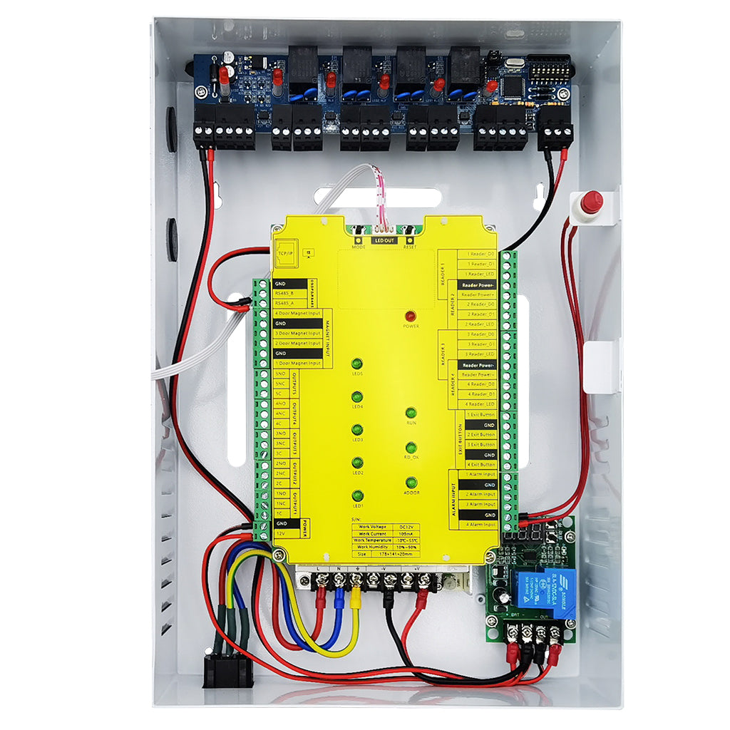 4 Doors OSDP Access Control Panel Kit